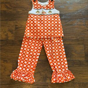 Three Sisters Top and Ruffle Pants